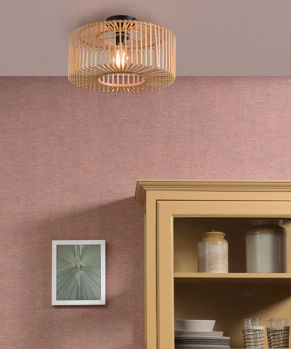Ceiling Lamp - BROMO - Bamboo - Round