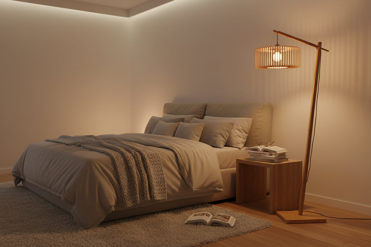 Floor Lamp - BROMO - Bamboo