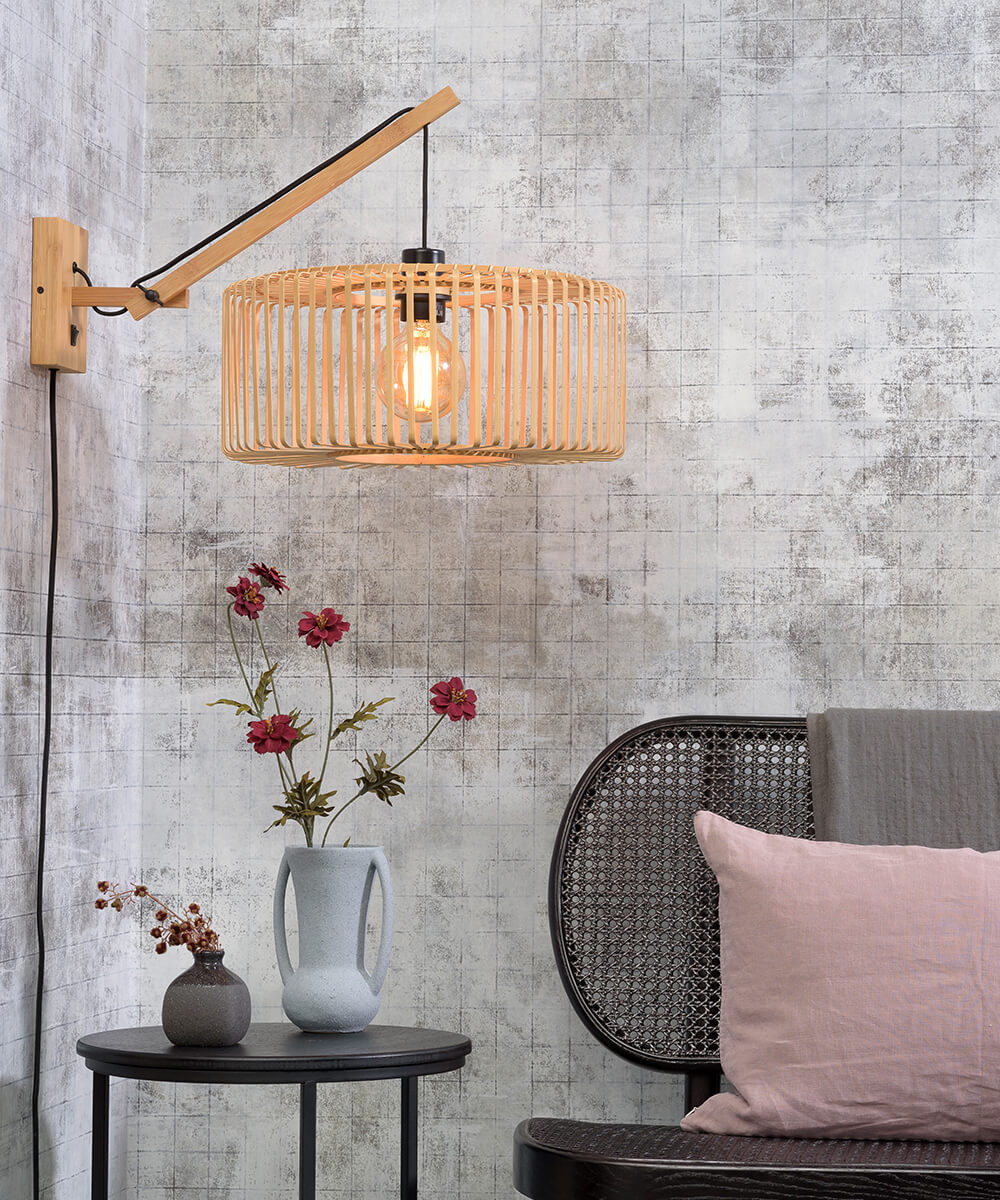Wall Lamp - BROMO - Bamboo - Natural