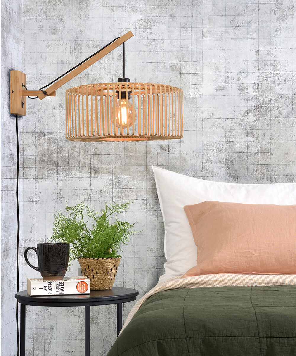 Wall Lamp - BROMO - Bamboo - Natural
