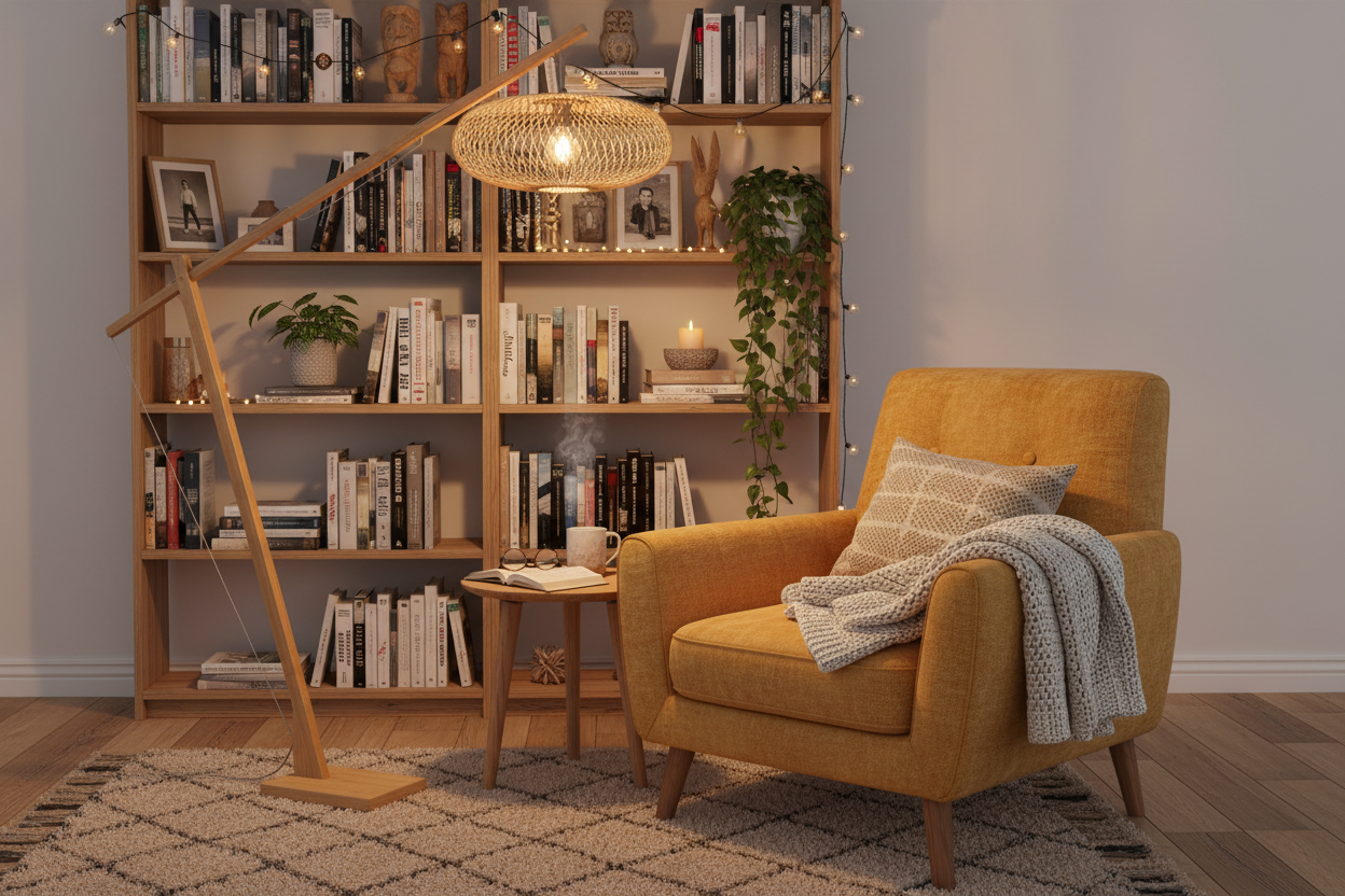 Floor Lamp - CANGO - Bamboo - Large