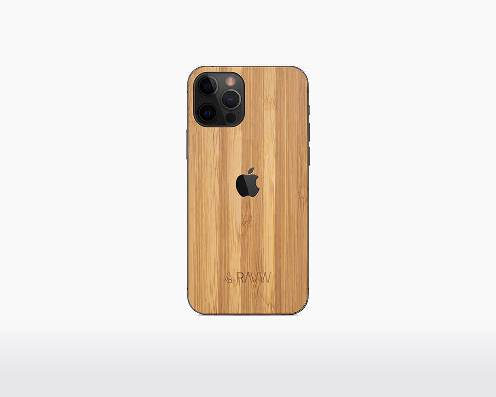 cover iphone 12 pro max bamboo rauw on webshop wooden amsterdam.jpg