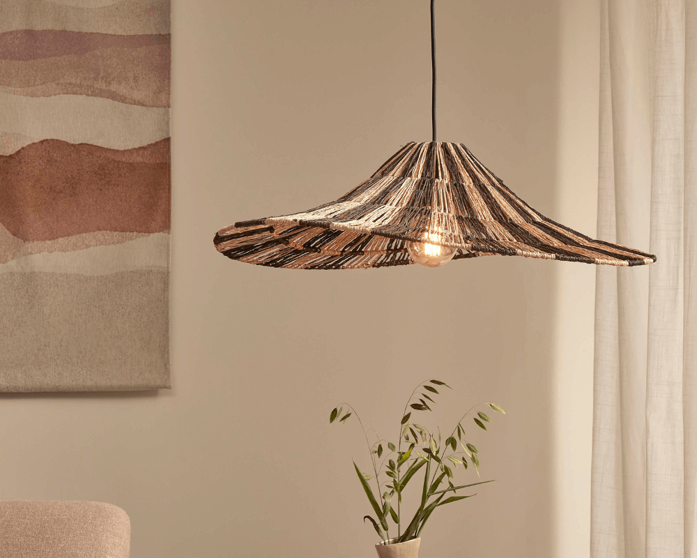 hanging lamp cuzco jute