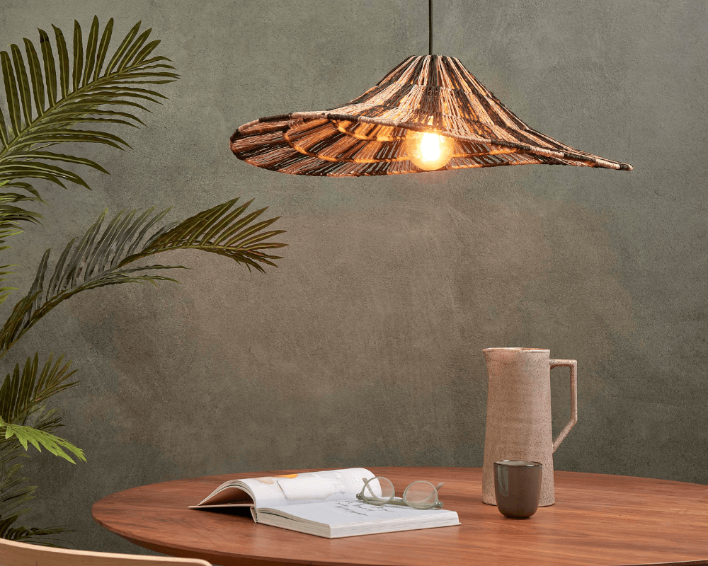 hanging lamp cuzco jute