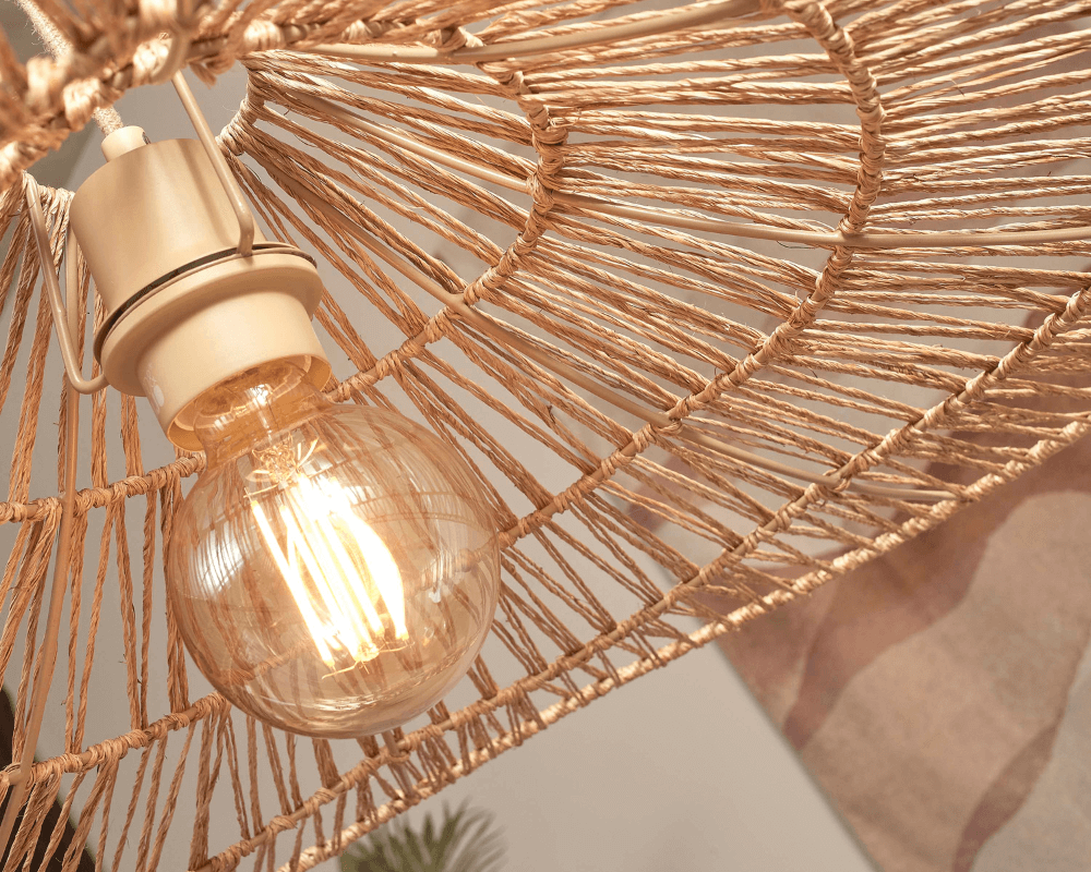 hanging lamp cuzco jute