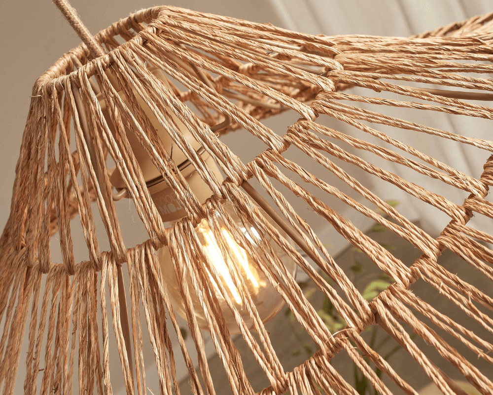 hanging lamp cuzco jute