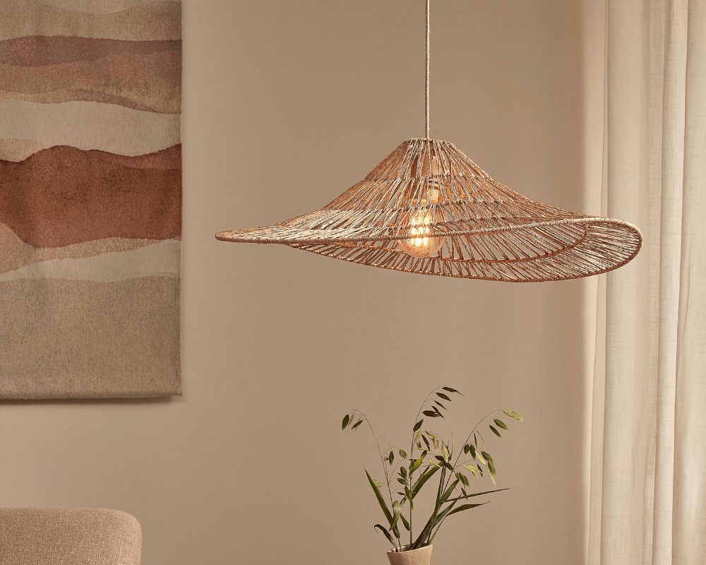 hanging lamp cuzco jute