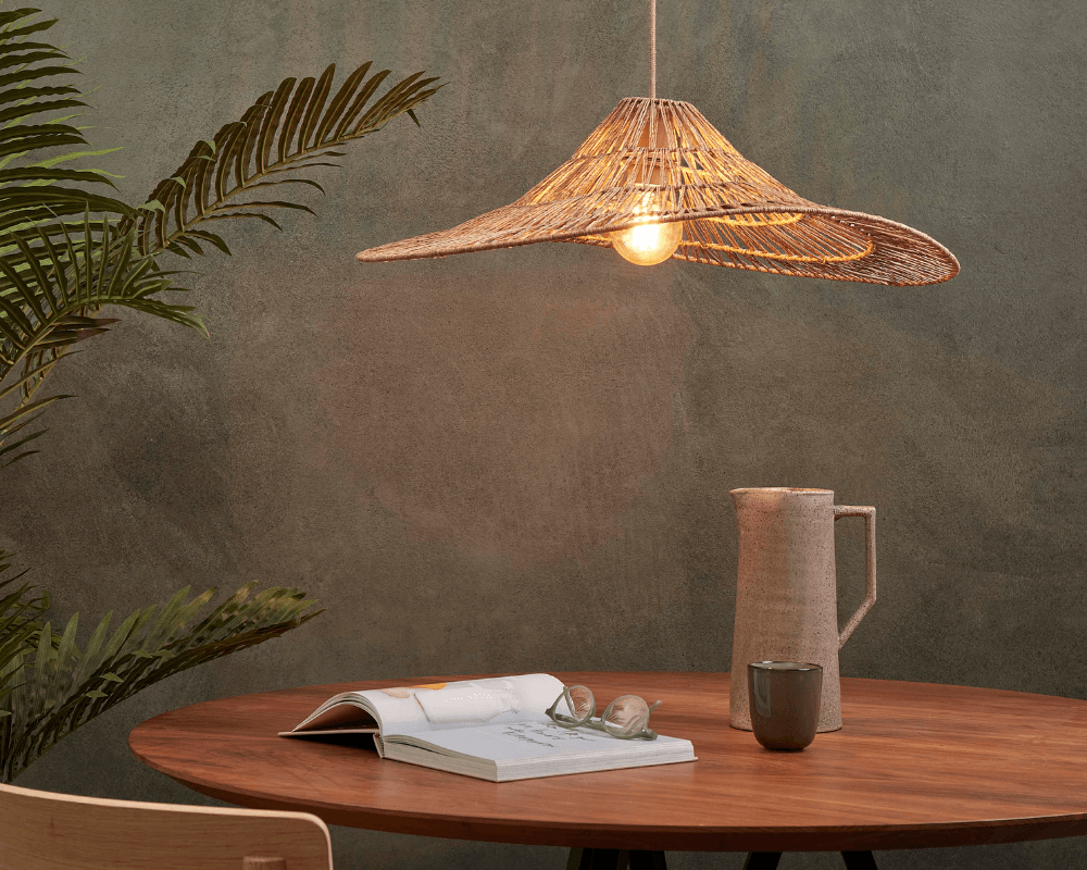 hanging lamp cuzco jute