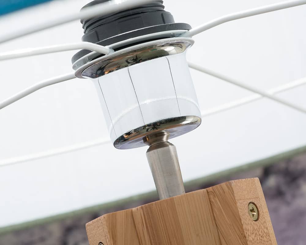Floor Lamp - ANNAPURNA - Bamboo/Linen