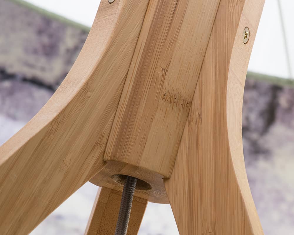 Floor Lamp - ANNAPURNA - Bamboo/Linen