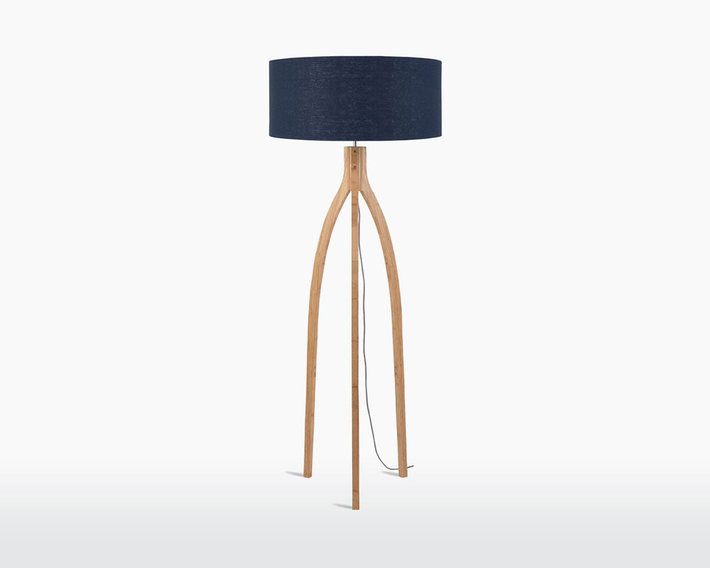 floor lamp bamboo linen annapurna good mojo h60 w30 cm blue denim.jpg