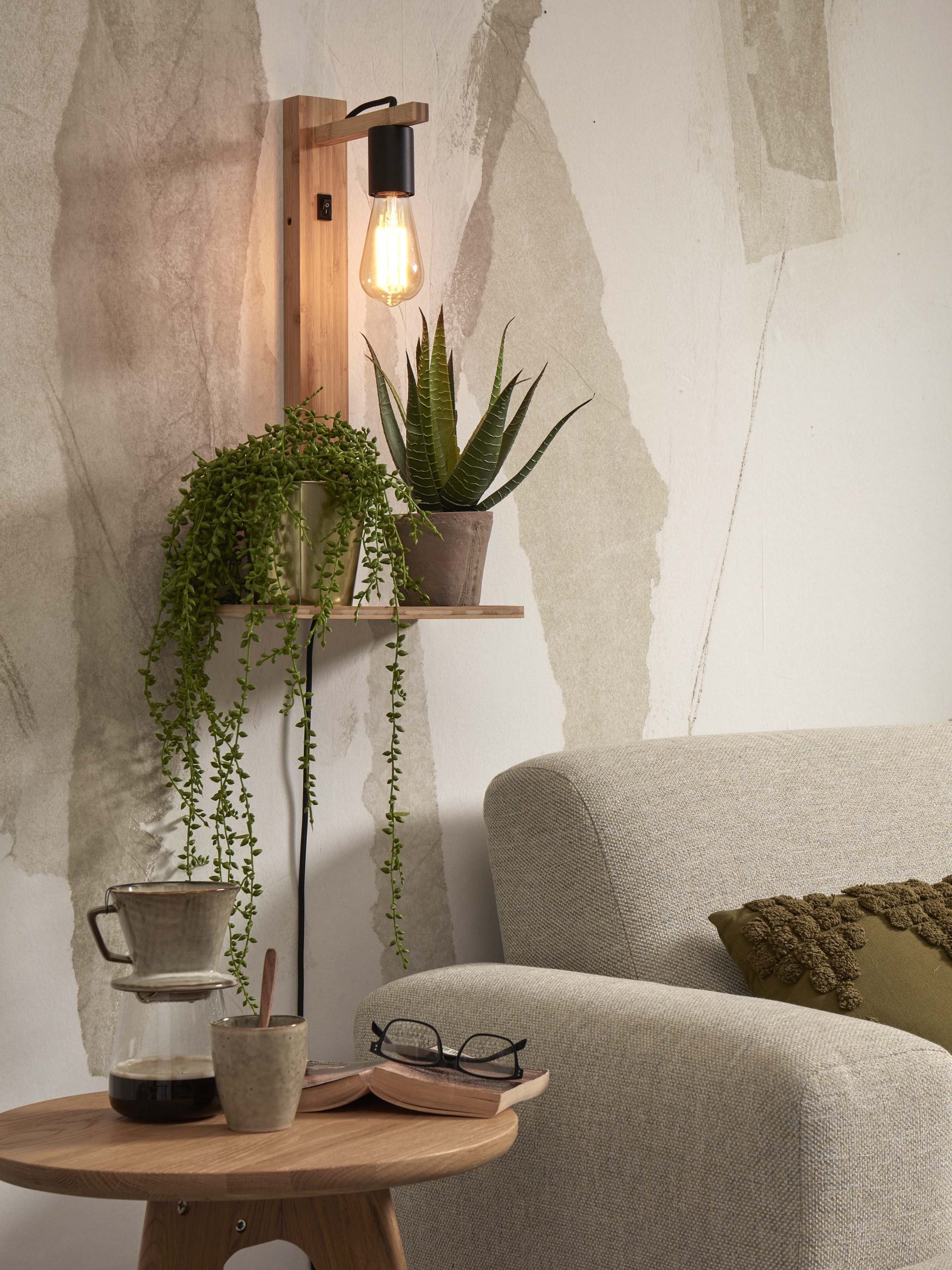 Wall Lamp - FLORES - Bamboo