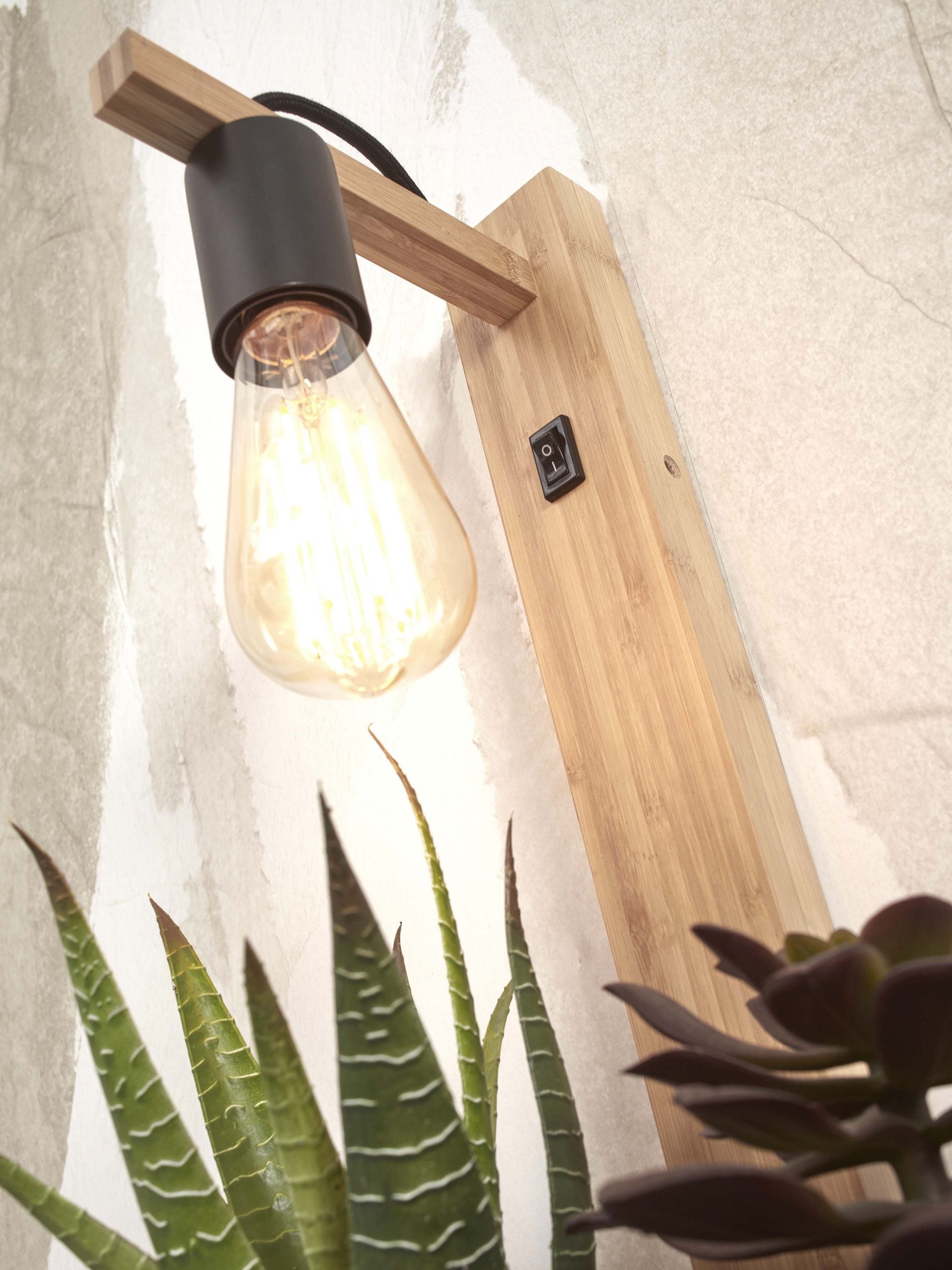 Wall Lamp - FLORES - Bamboo