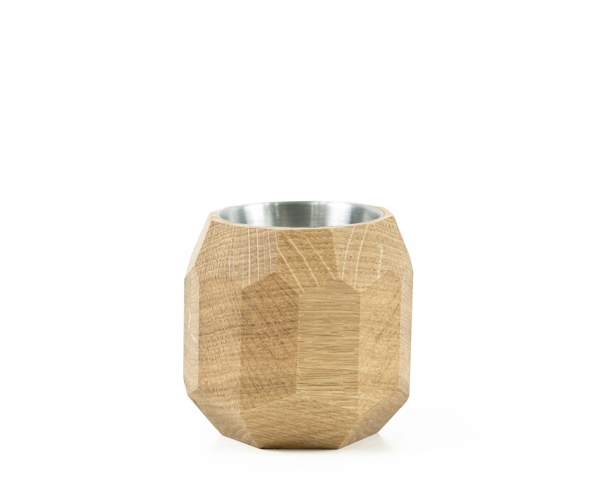 geometric pen pot oak oakywood 2