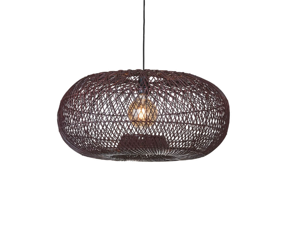 good&mojo arizona rotan 70cm burgundy large gold filament bulb e27 wooden amsterdam arih021bu 2