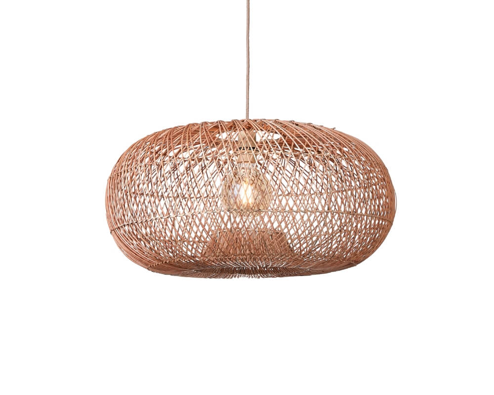 good&mojo arizona rotan 70cm natural large gold filament bulb e27 wooden amsterdam arih021na 2