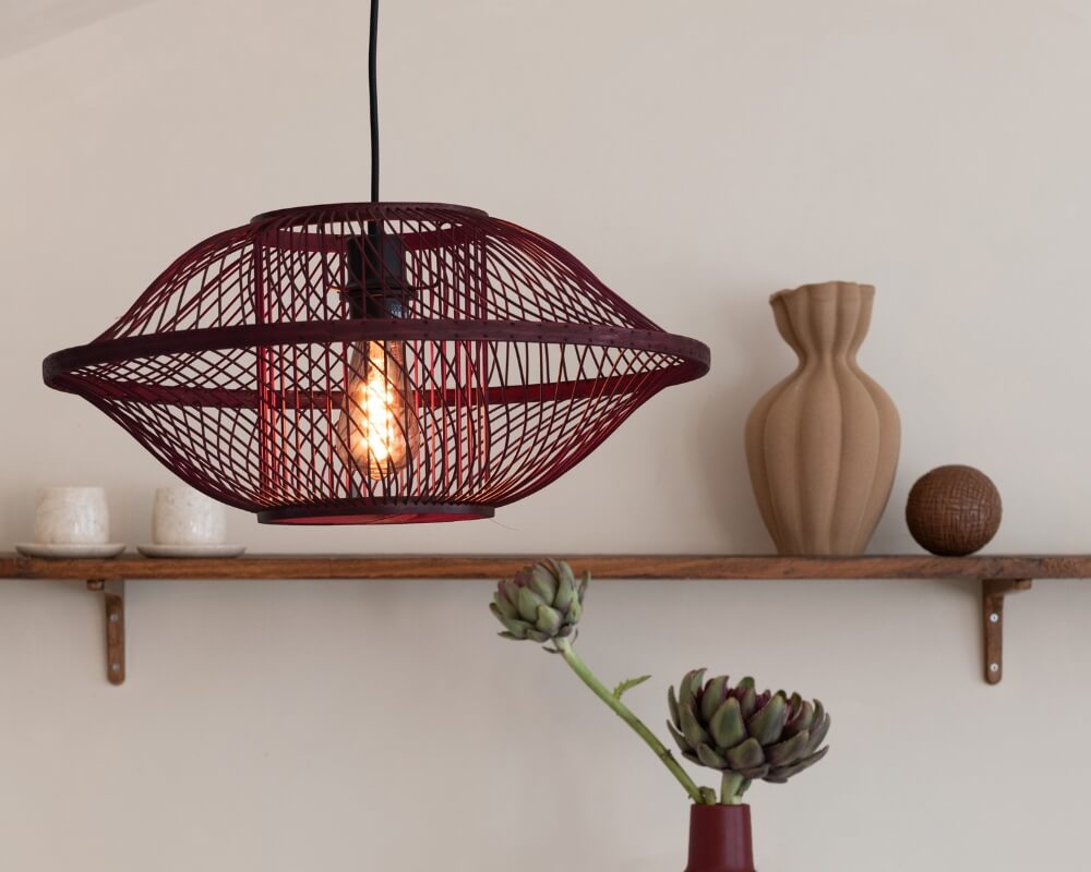 good&mojo maui 50cm burgundy small wooden amsterdam lifestyle urban mauh011bu 3