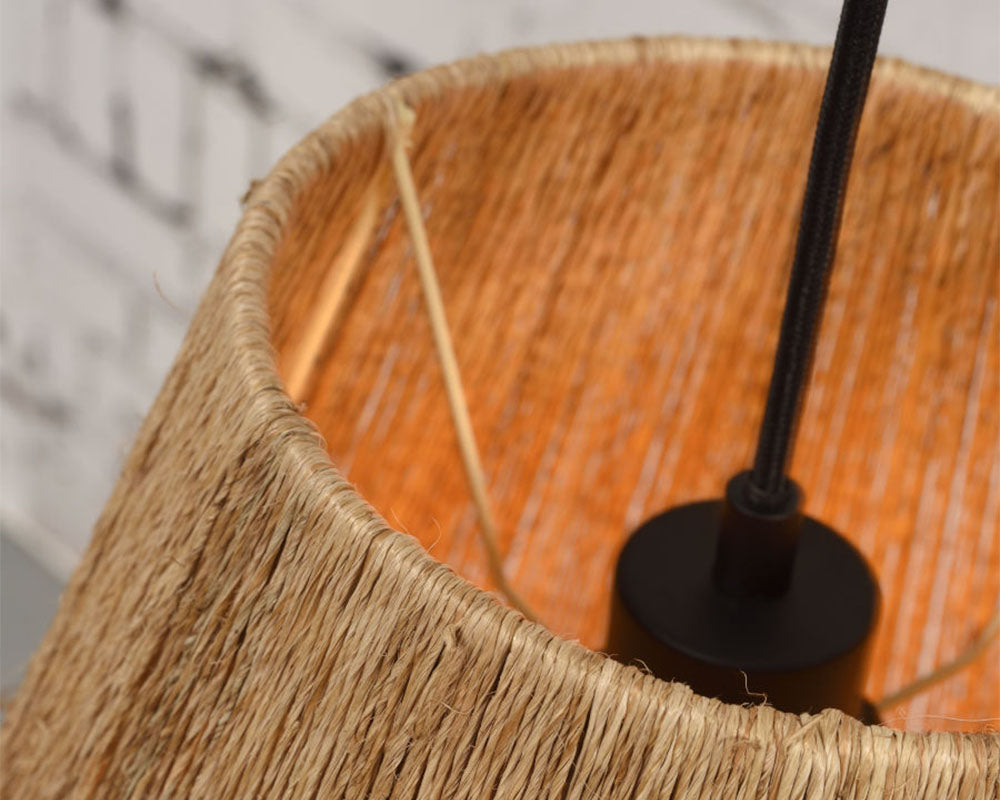 hanging lamp iguazu good mojo jute