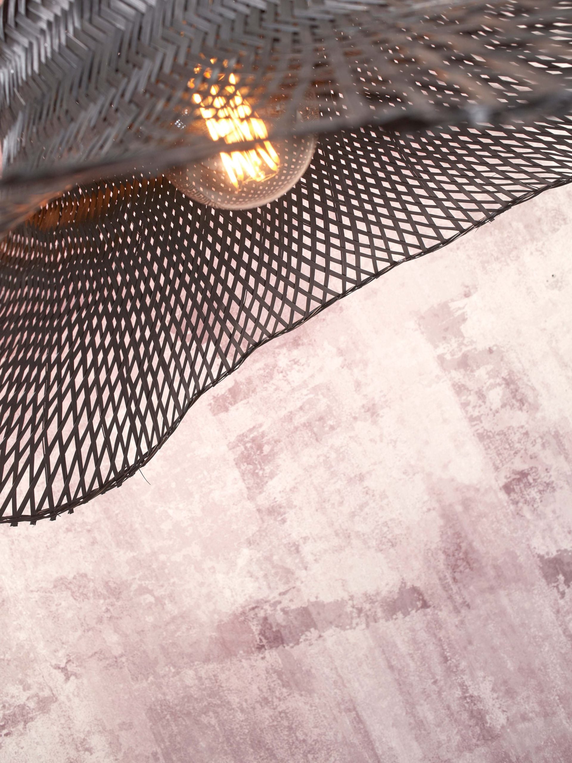 Ceiling Lamp - IBIZA - Bamboo - Wavy