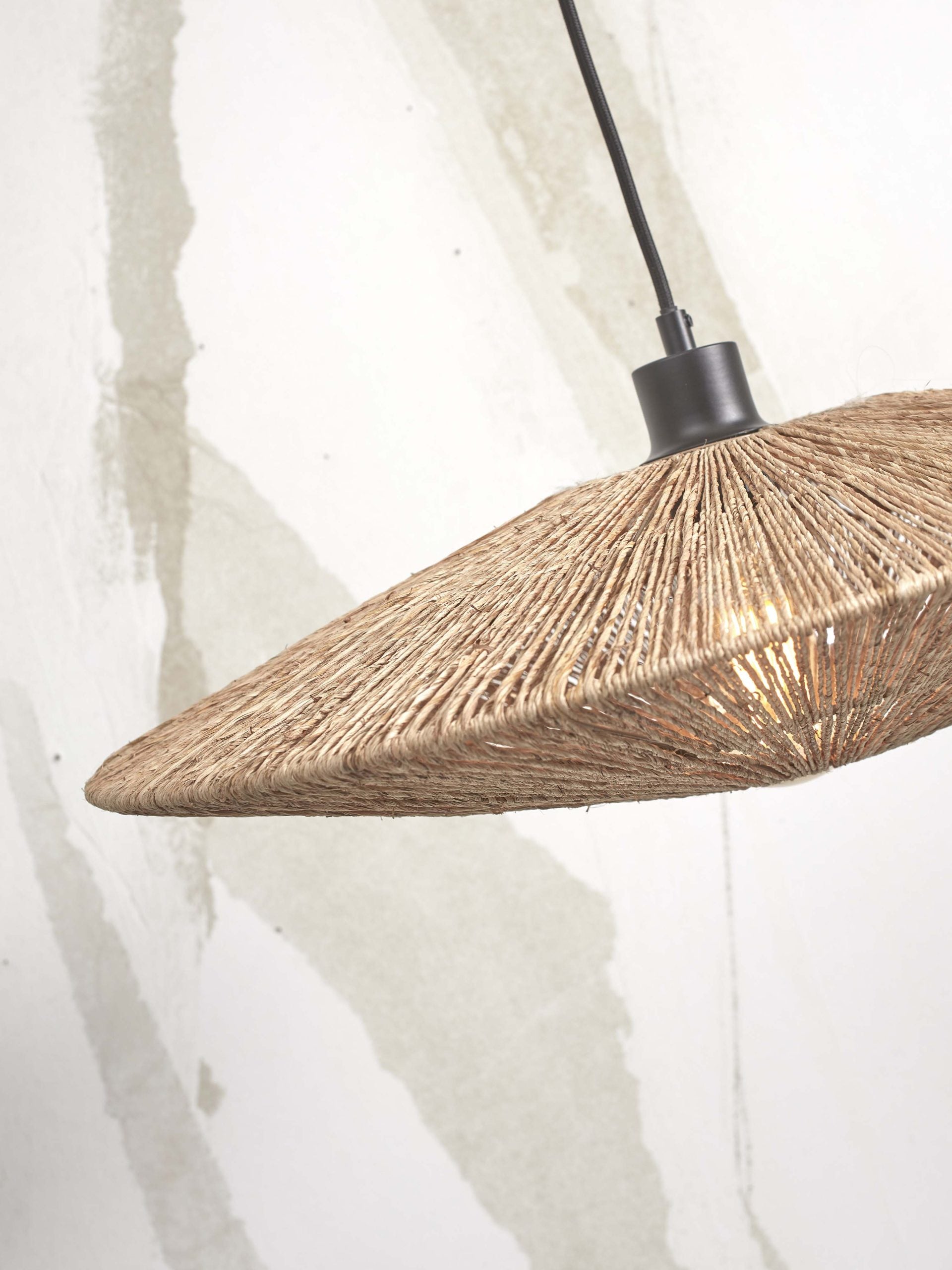 Hanging Lamp - IGUAZU - Jute / Disc