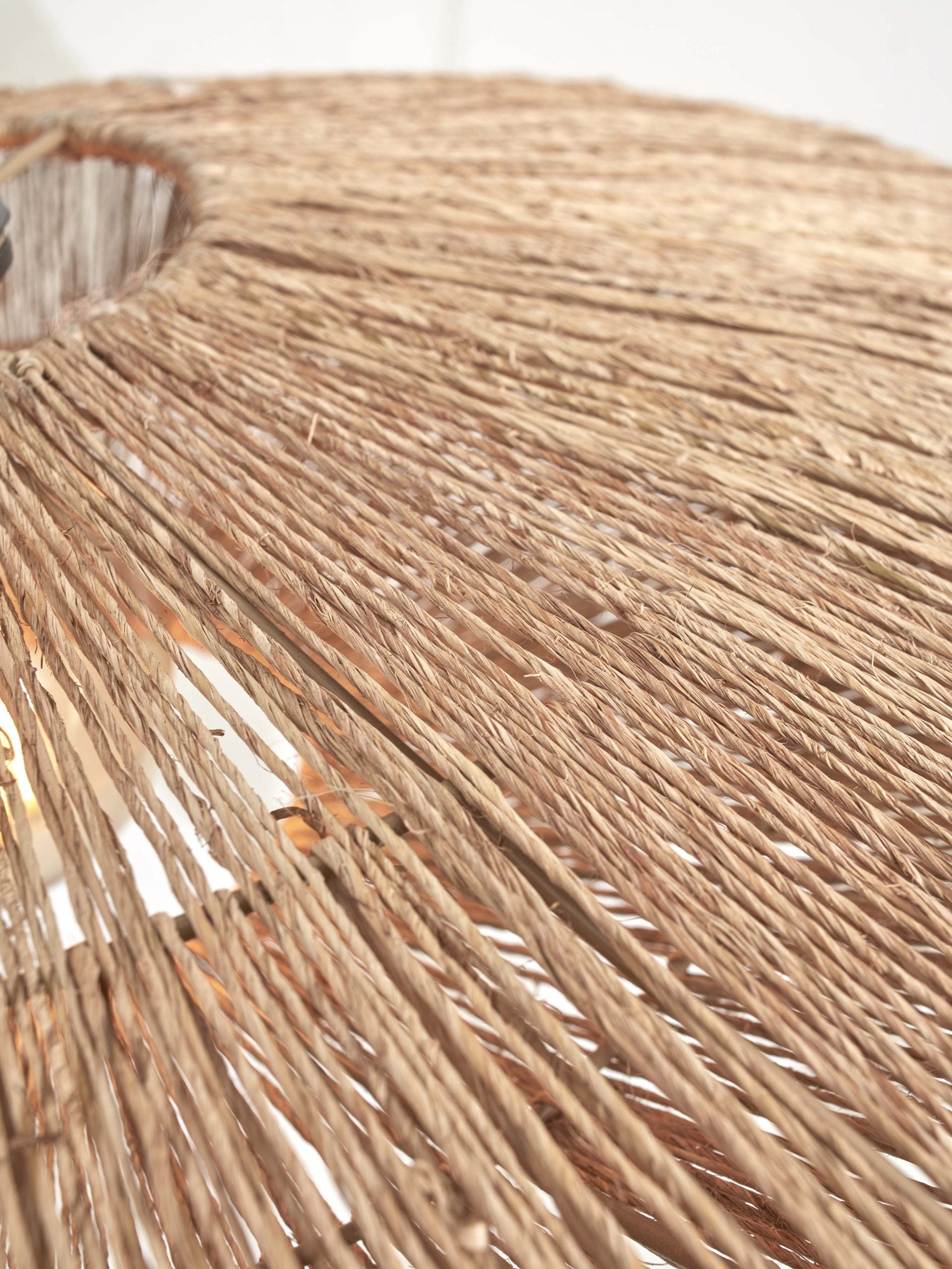 Hanging Lamp - IGUAZU - Jute / Disc