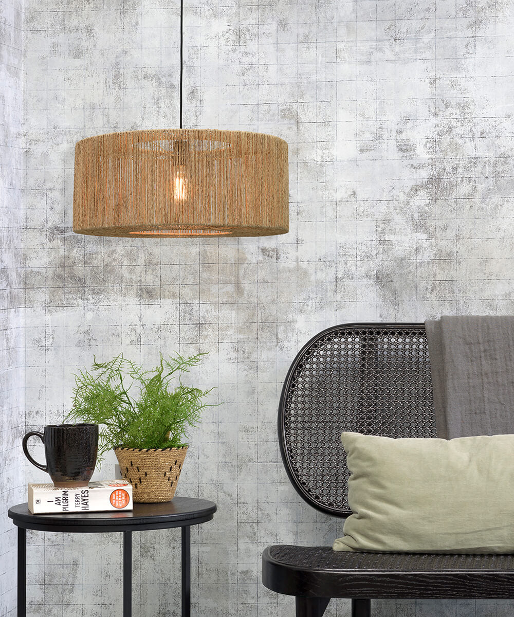Hanging Lamp - IGUAZU - Jute - Round