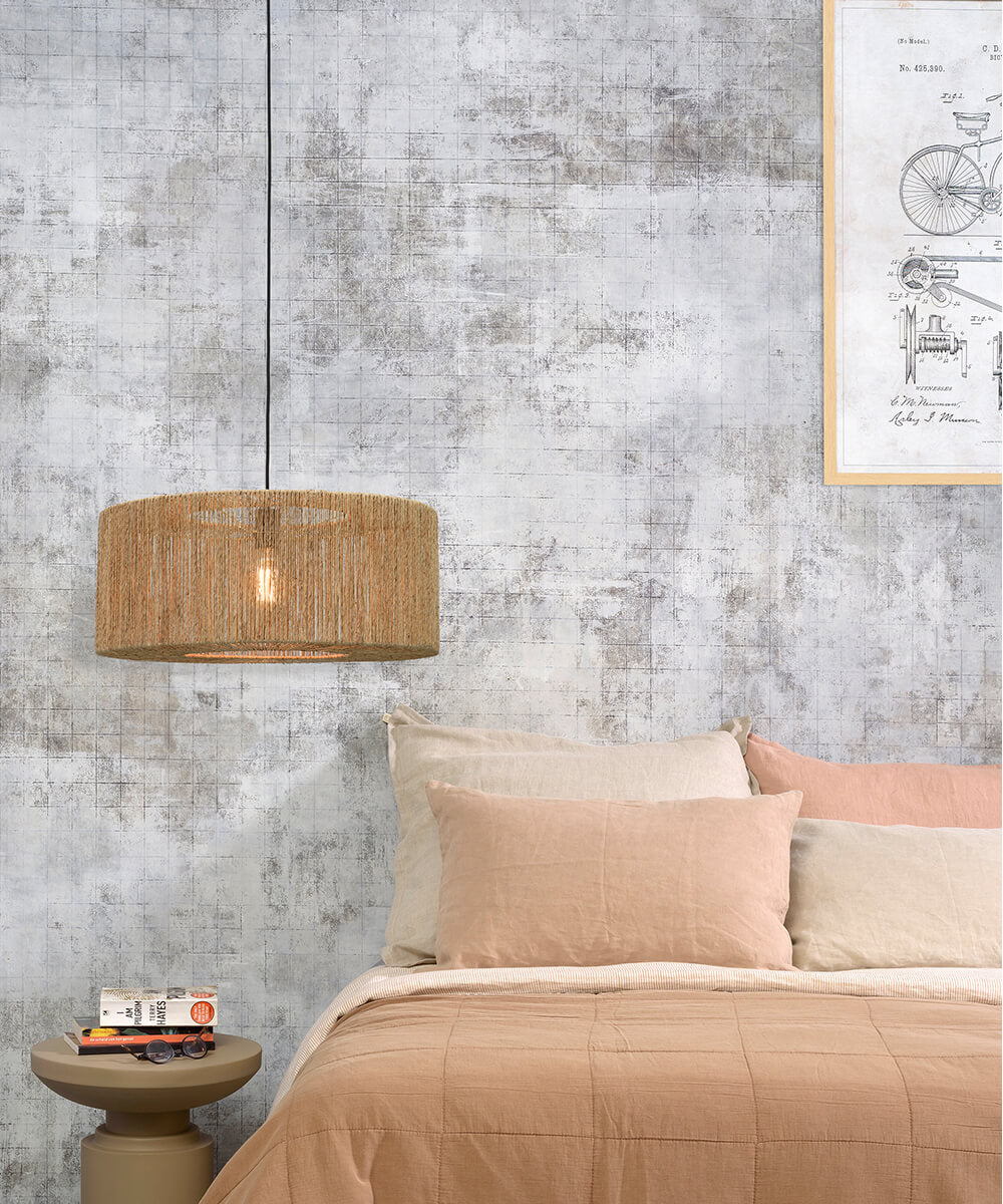 Hanging Lamp - IGUAZU - Jute - Round