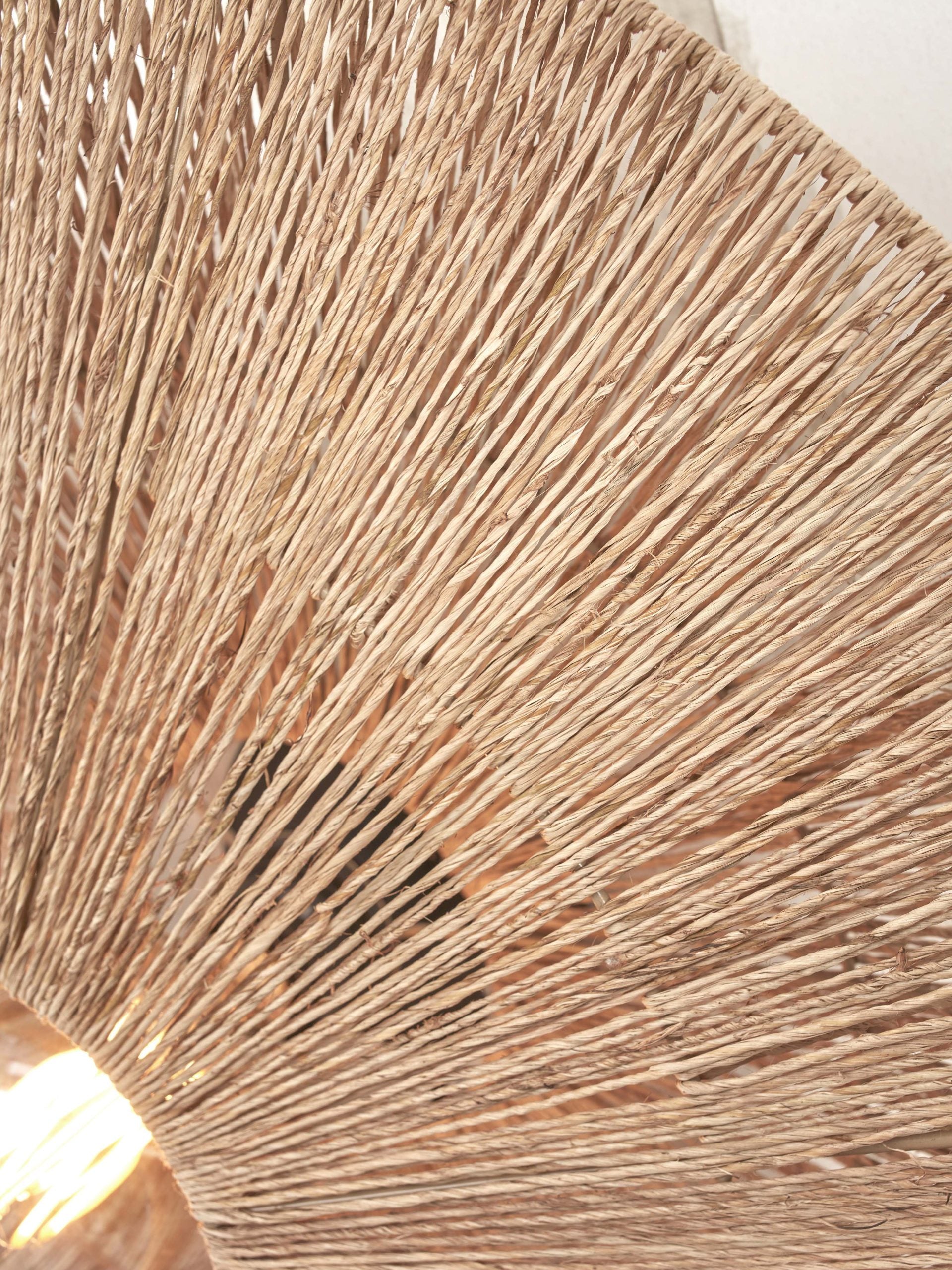 Wall Lamp - IGUAZU - Jute / Disc