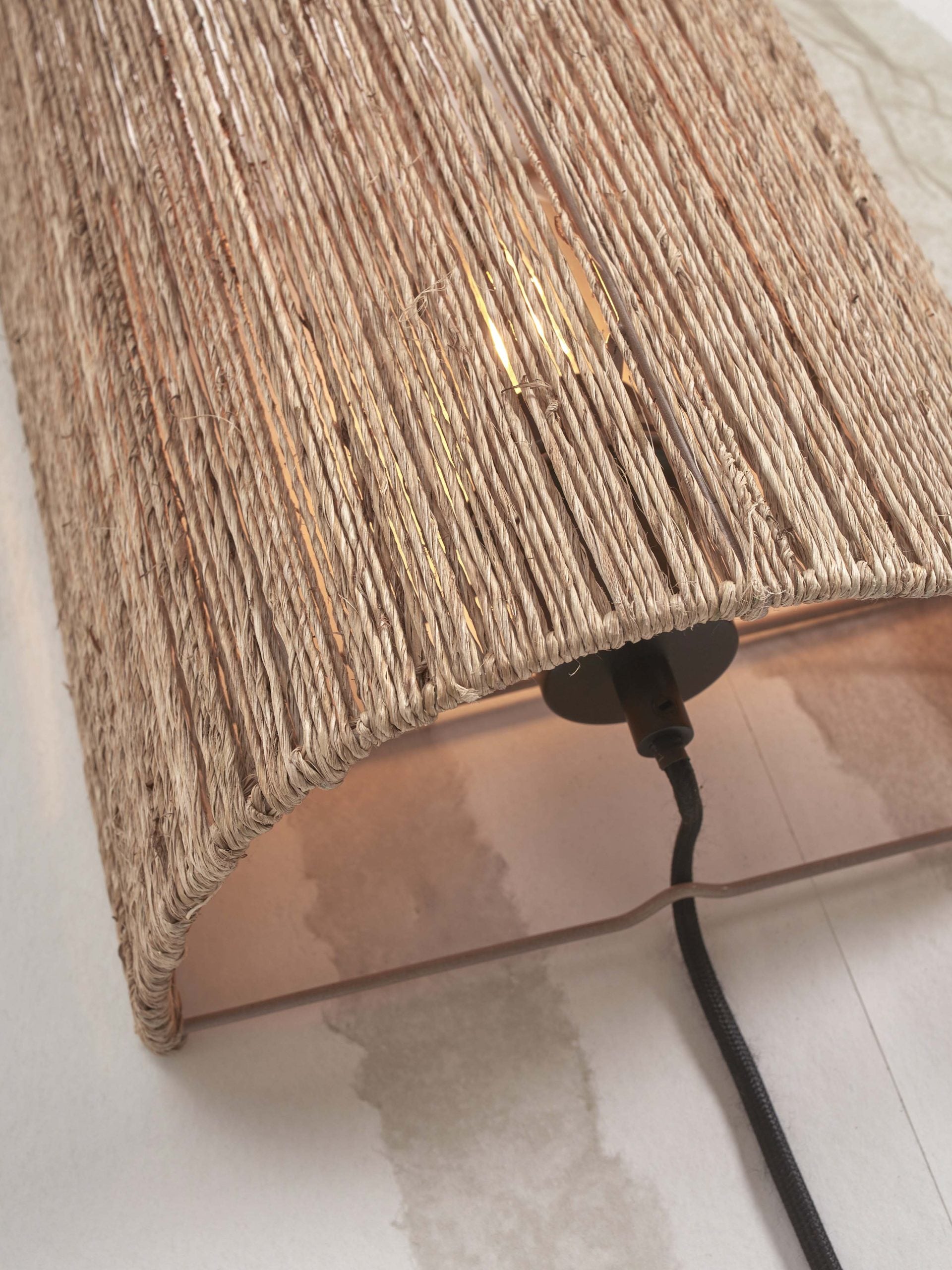 Wall Lamp - IGUAZU - Jute / Hemisphere