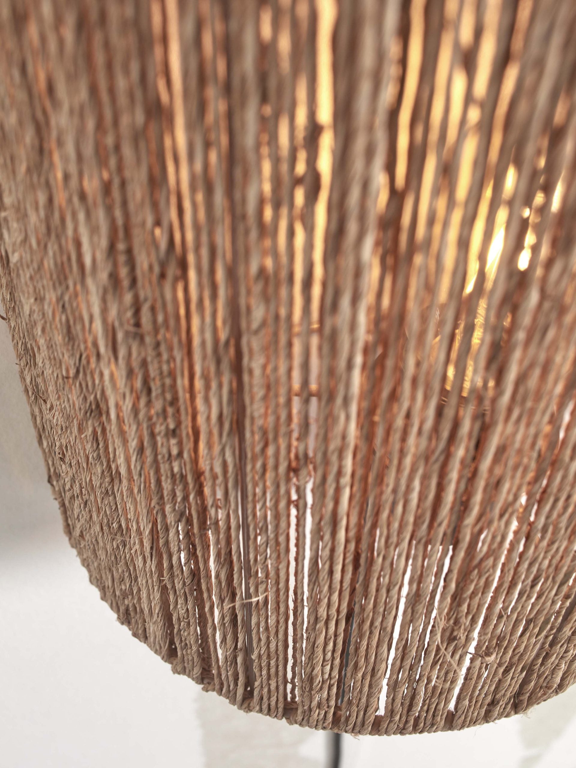 Wall Lamp - IGUAZU - Jute / Hemisphere
