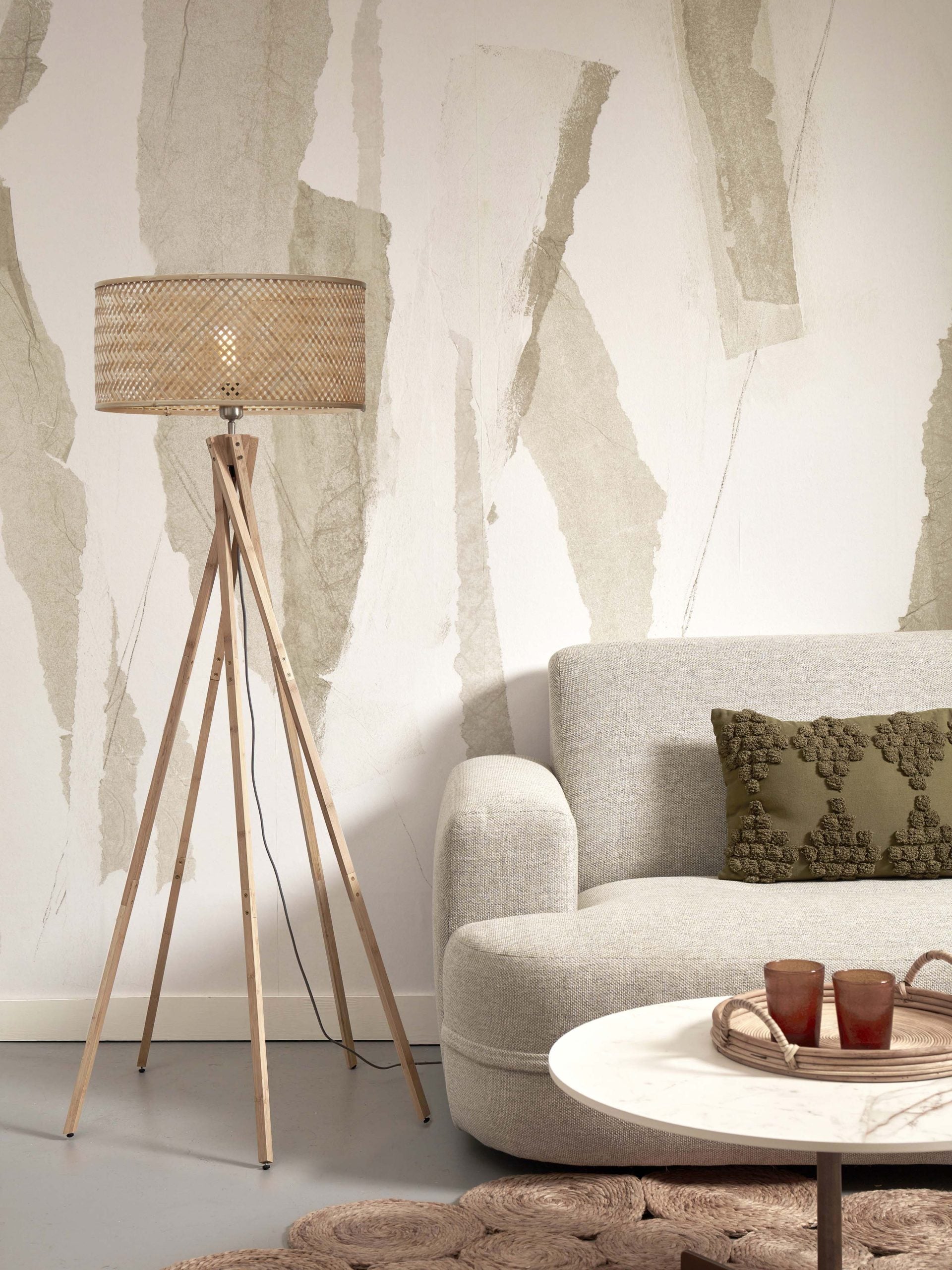 Floor Lamp - JAVA - 5-Legs - Bamboo