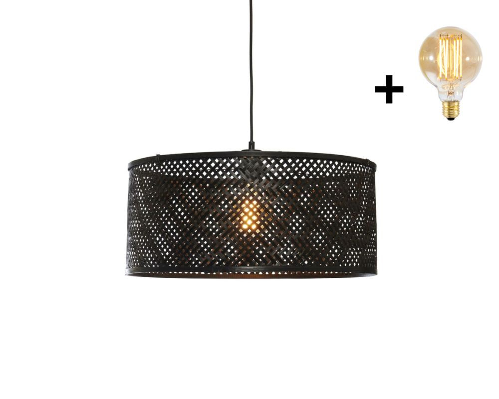 Hanglamp - JAVA - Bamboe - Rond / Recht