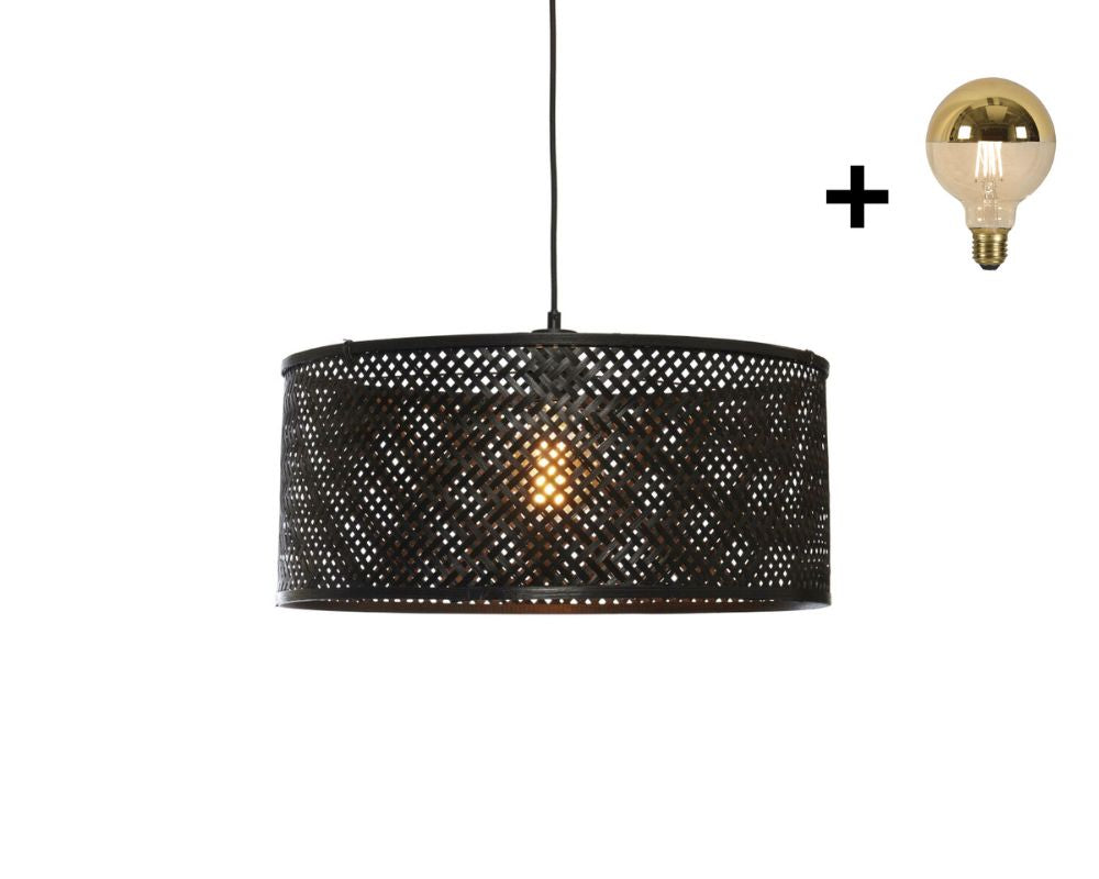 Hanglamp - JAVA - Bamboe - Rond / Recht
