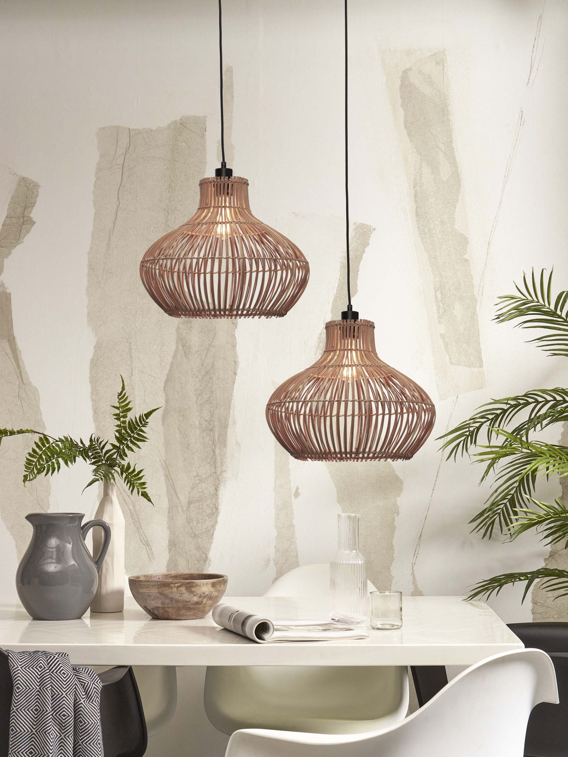 Hanging Lamp - KALAHARI - Rattan