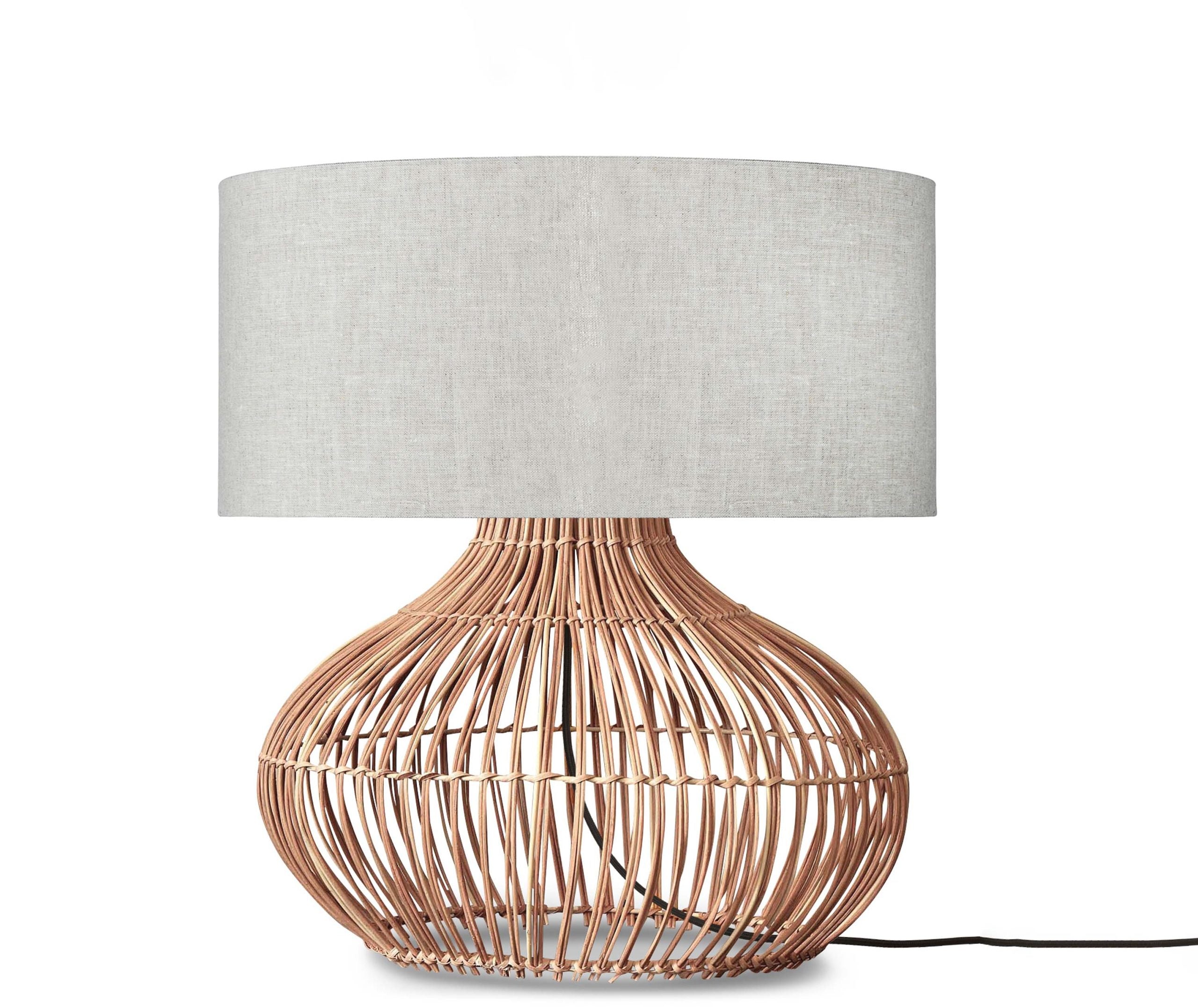 Table Lamp - KALAHARI - Rattan