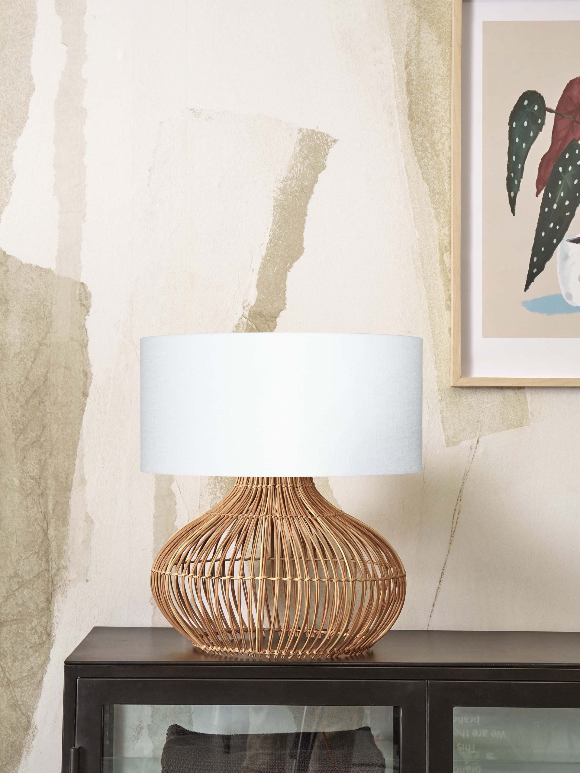 Table Lamp - KALAHARI - Rattan