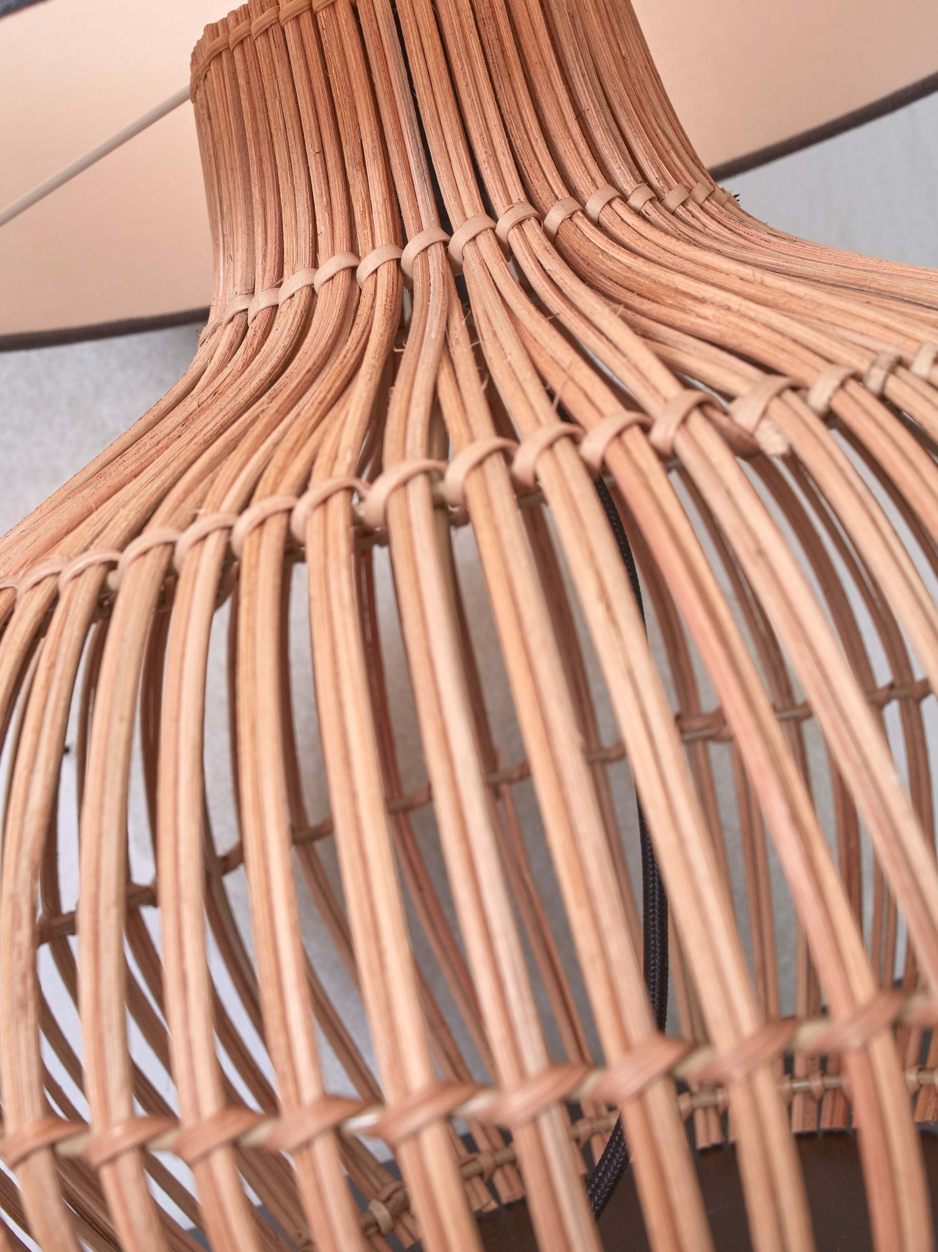 Table Lamp - KALAHARI - Rattan
