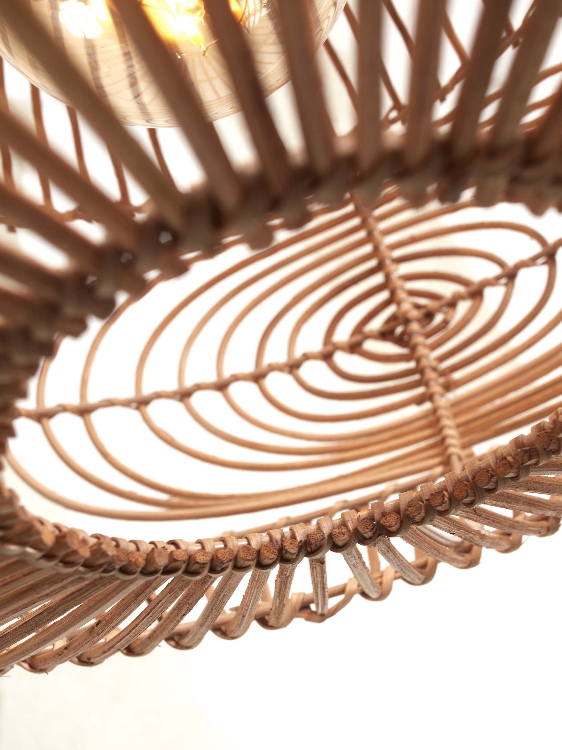 Ceiling Lamp - MADEIRA - Rattan / Ellipse