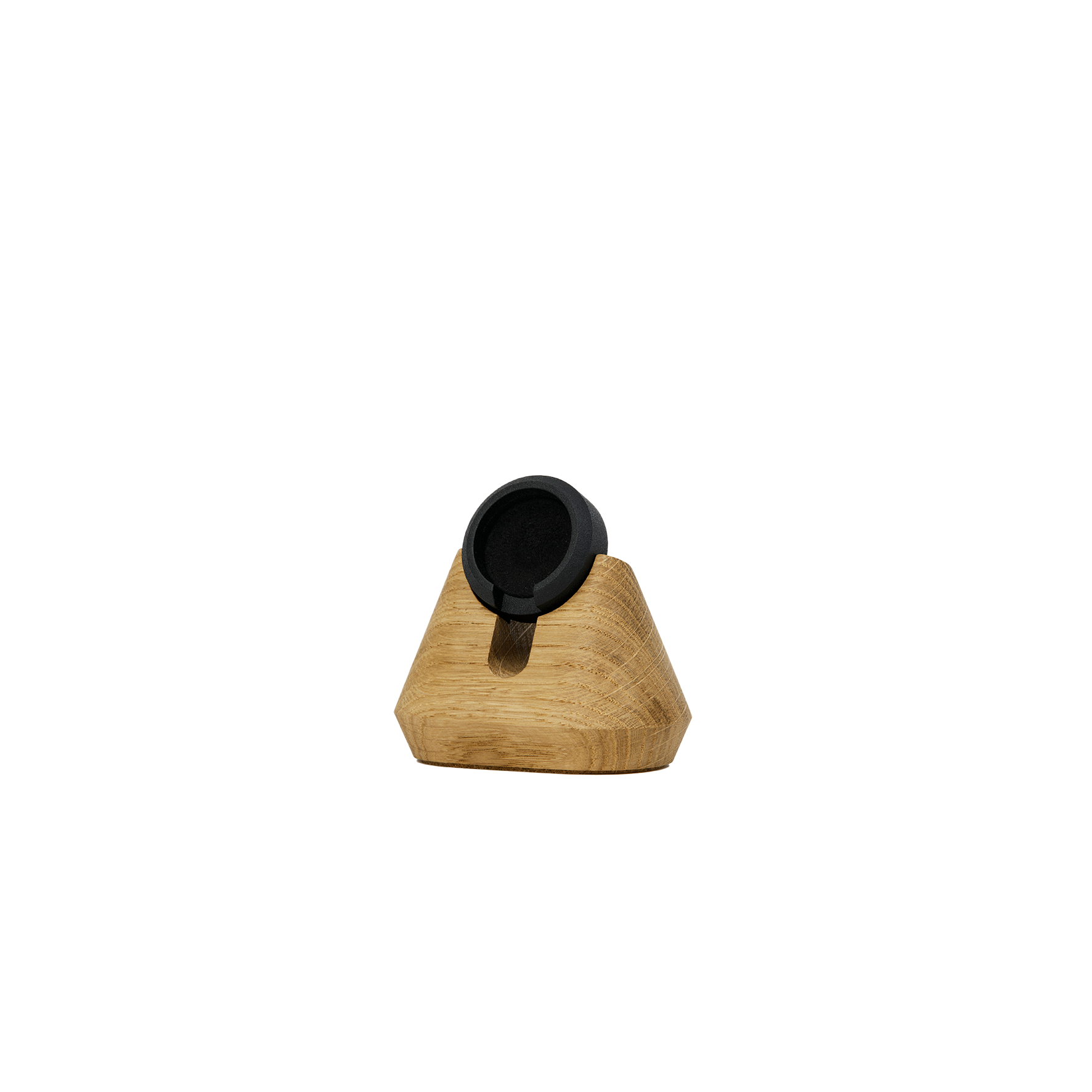 magnetic charging apple watch stand oak