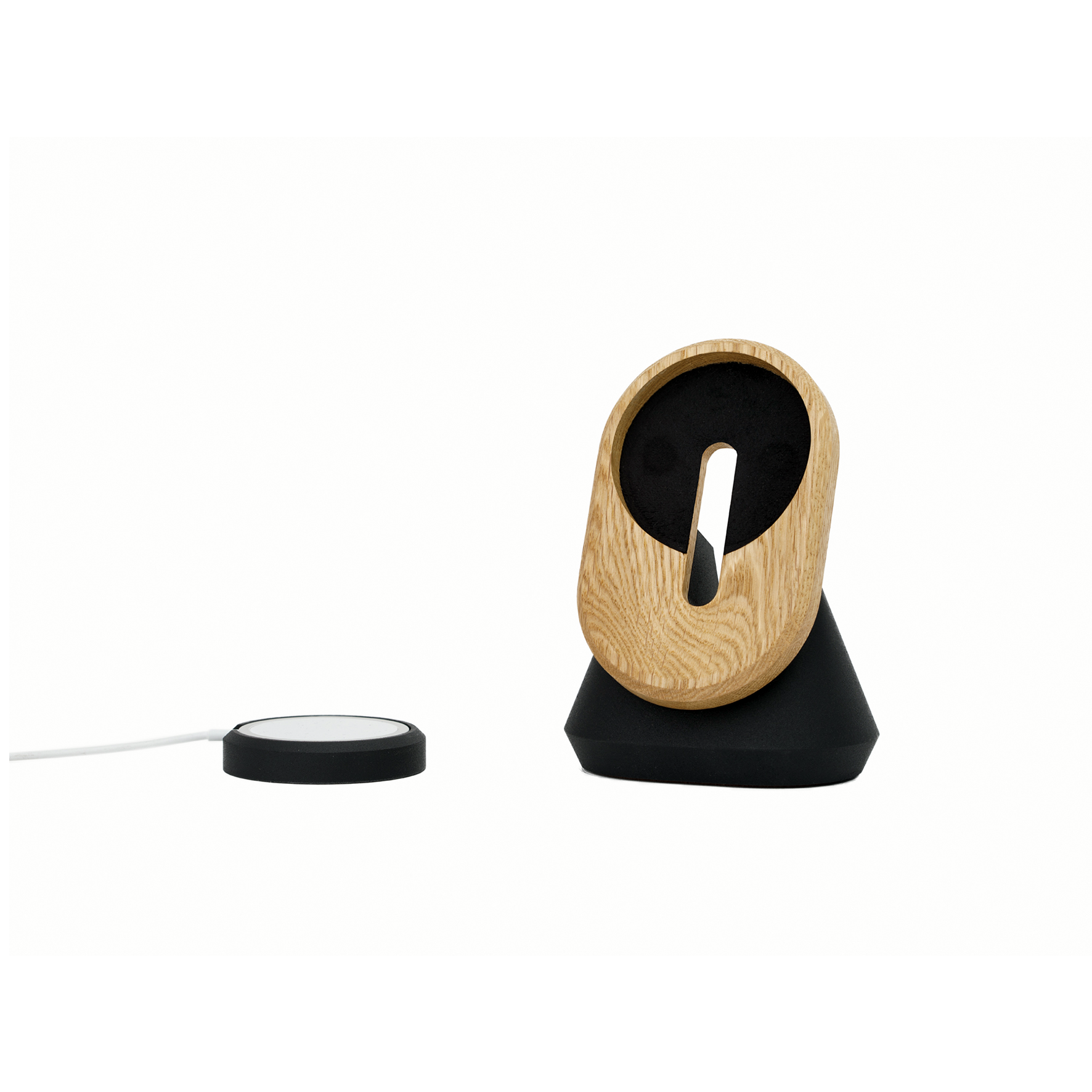 magsafe iphone stand oak