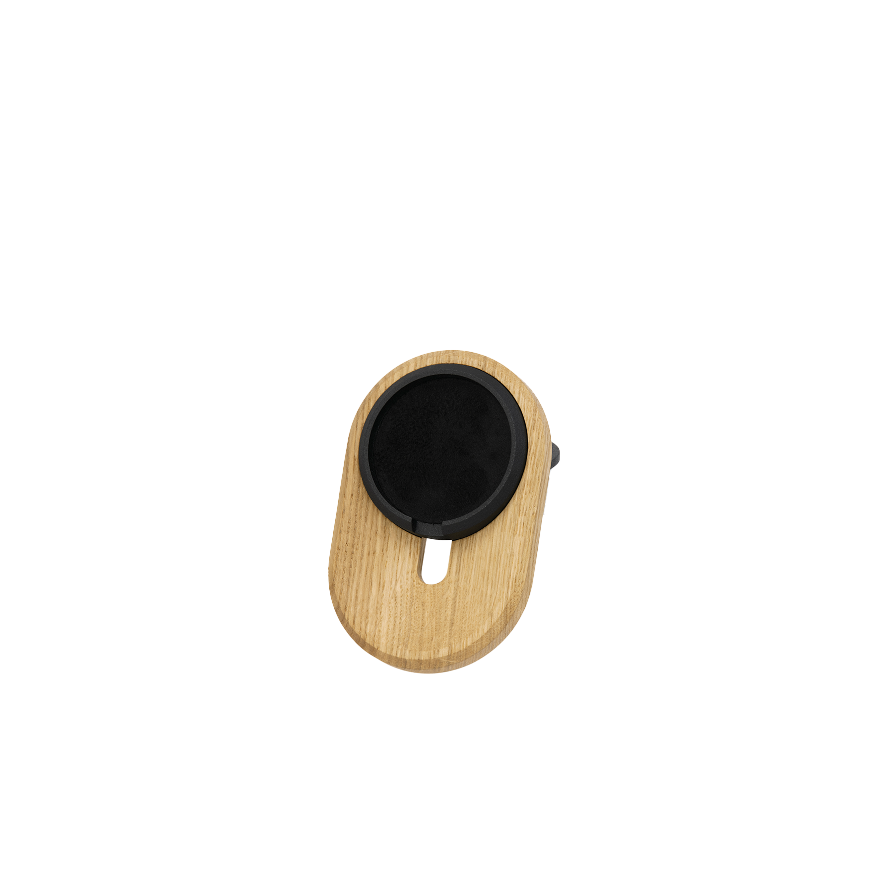 magsafe iphone desk shelf mount oak