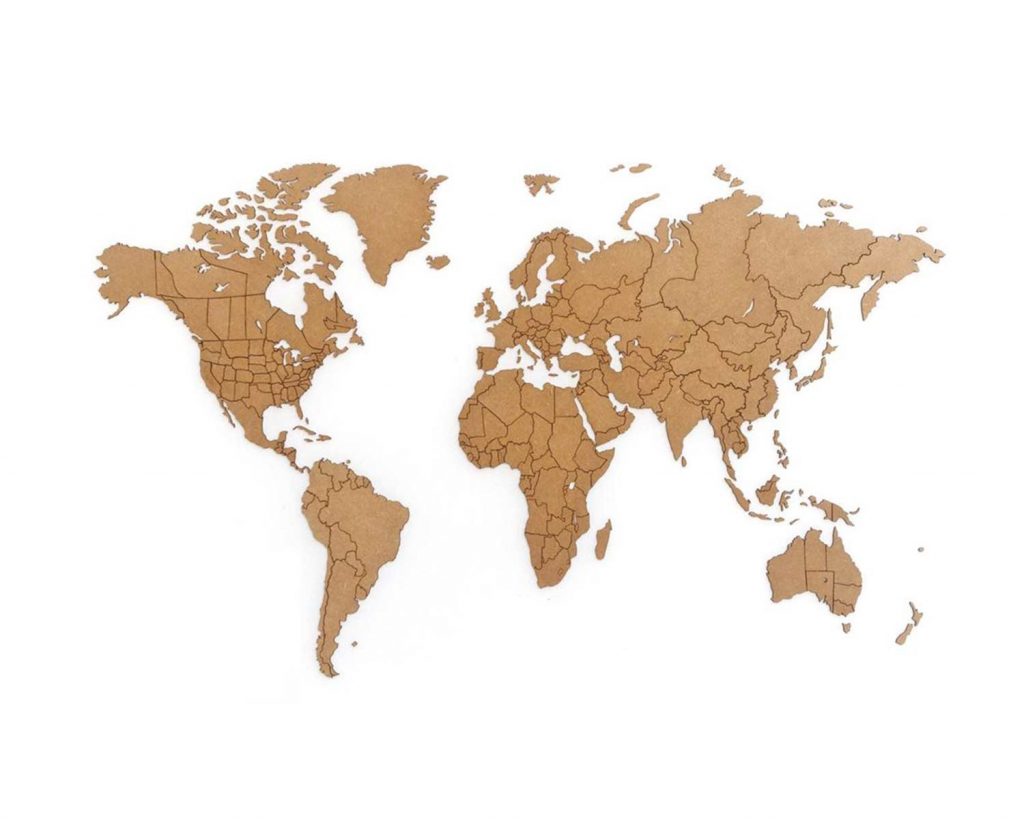 Wooden World Map - True Puzzle
