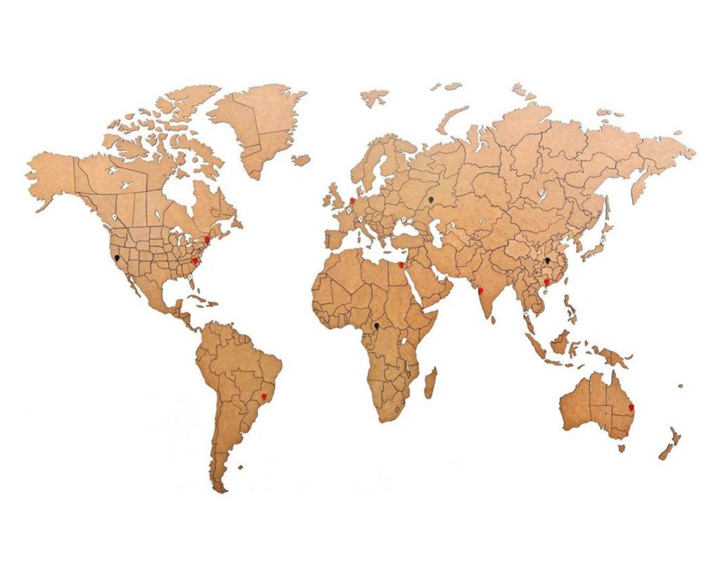 Wooden World Map - True Puzzle