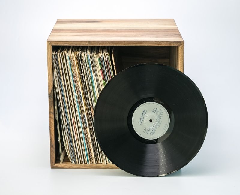 music box walnut