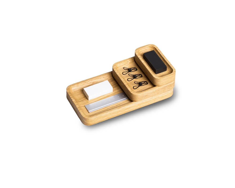 oakywood catchall tray mini 2pcs set oak small wooden amsterdam 1908oakss2pc 6
