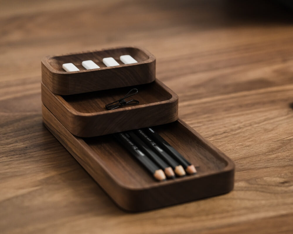 oakywood catchall tray mini walnut wooden amsterdam lifestyle 2