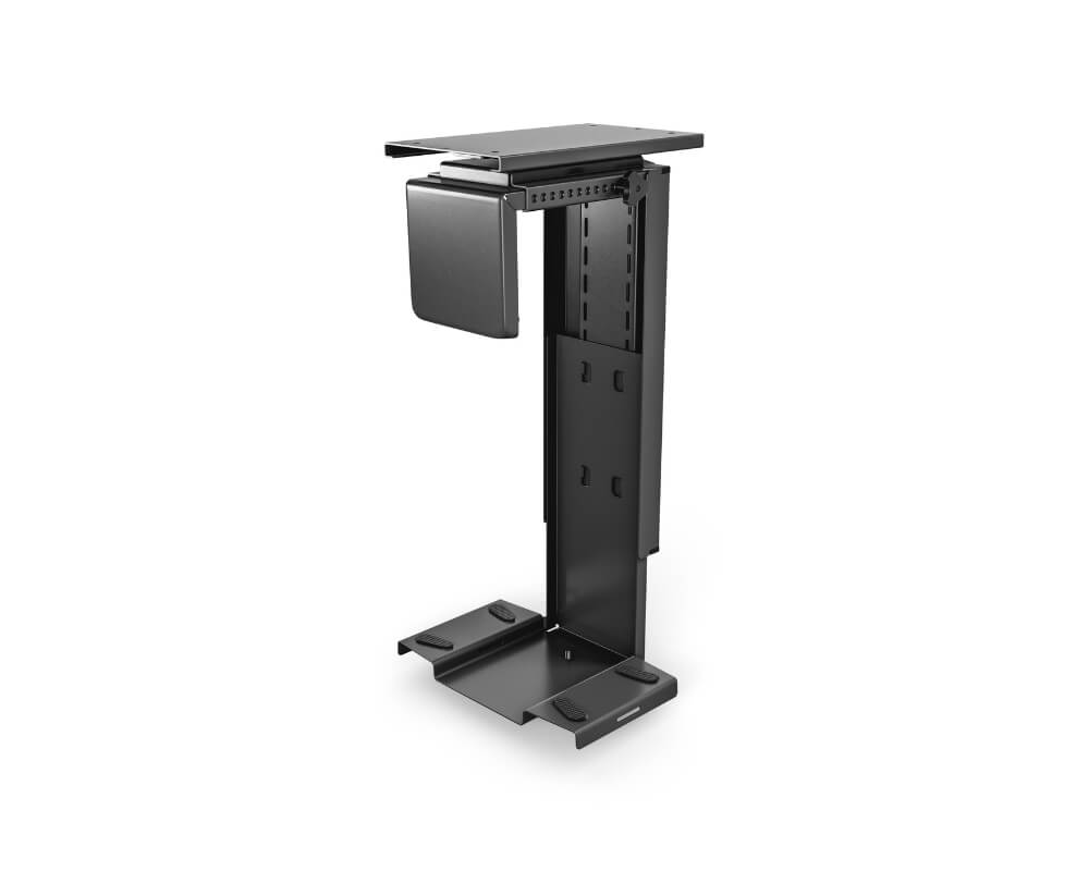 oakywood desk cpu mount black wooden amsterdam 1811stlb 1