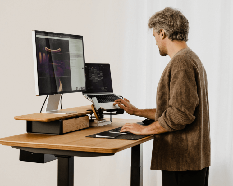 Laptopstandaard voor bureauplank