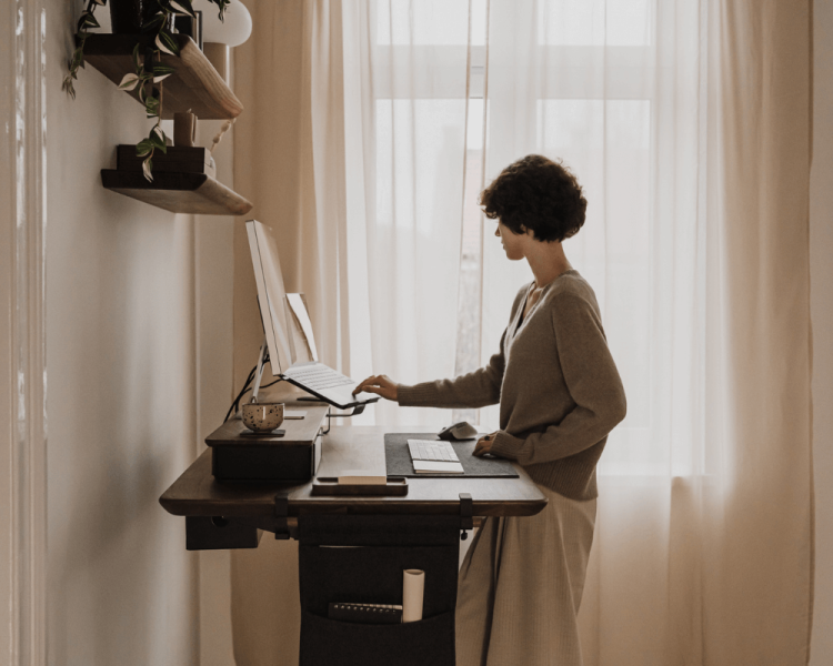 Laptopstandaard voor bureauplank