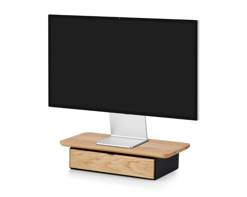 oakywood desk shelf mini oak black single drawer wooden amsterdam urban sustainable lifestyle 1